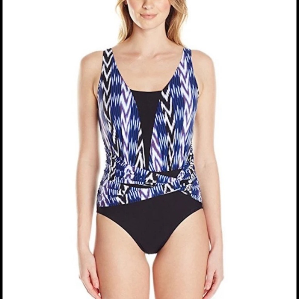 Christina Swim Wear Ruched Front One Piece 14D